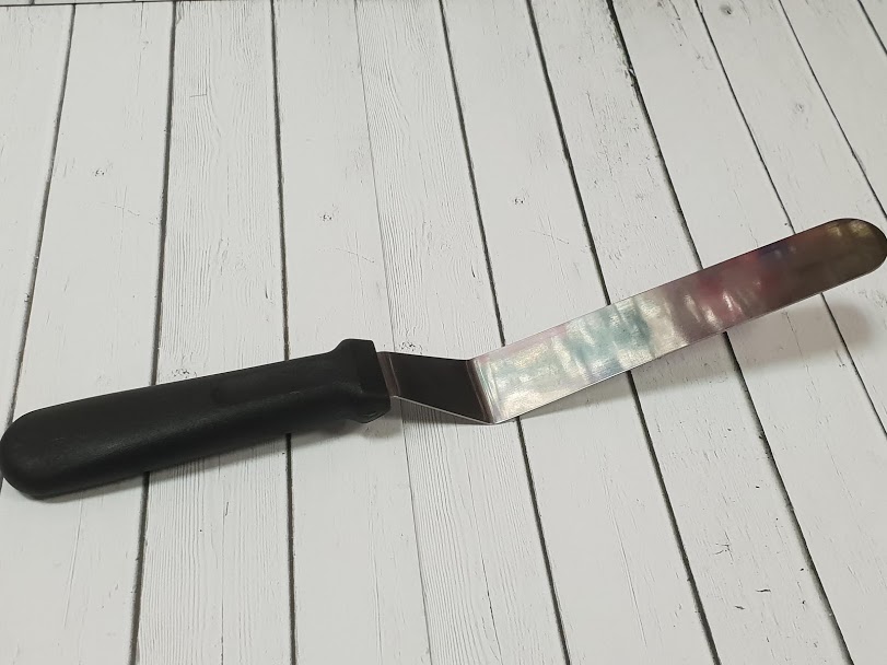 Паллета кондитерская, Металл с пластиковой ручкой, 10 см
