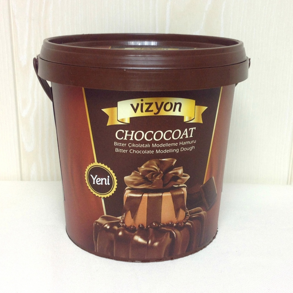 Мастика (шоколадная паста) Vizyon - темная (1 кг)