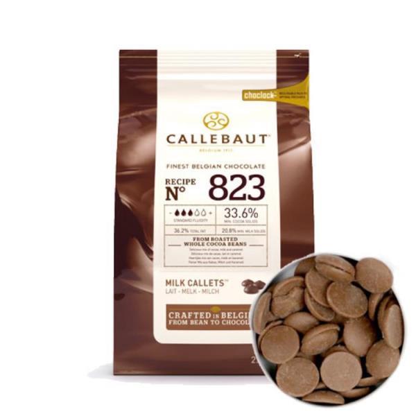 Бельгийский Шоколад Callebaut - Молочный 33,6%,2,5кг