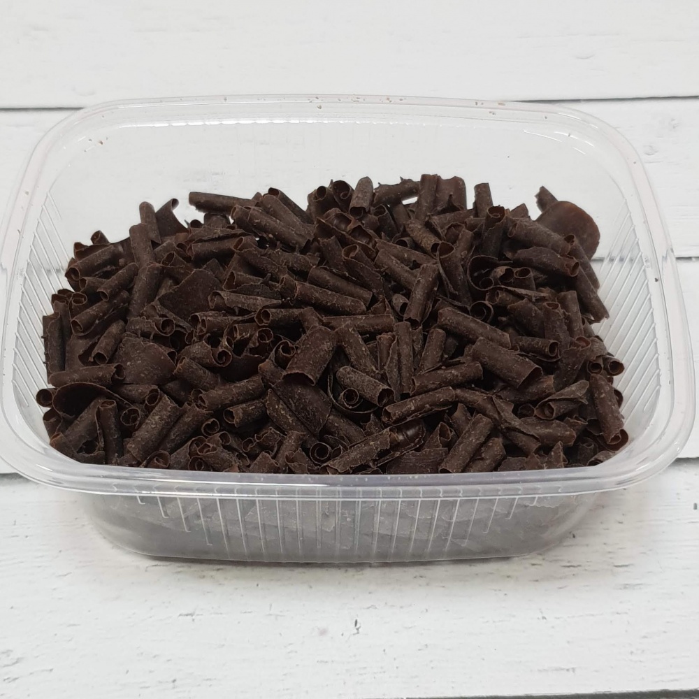 Маленькие шоколадные завитки Темные Callebaut 50 гр