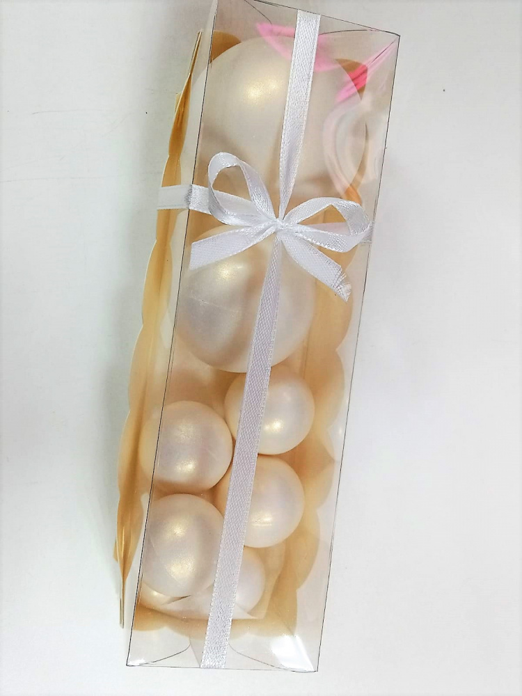 Набор шаров из шоколадной глазури "Жемчужный"