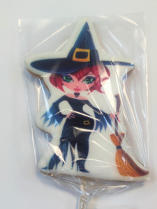 Пряничный топпер Ведьма 