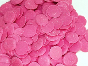 Шоколадная цветная глазурь малина  200 гр 