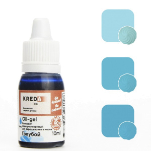 Краситель жирорастворимый Kreda  голубой 10 мл