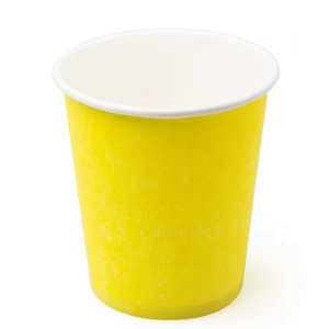 Стакан бумажный Желтый 250мл