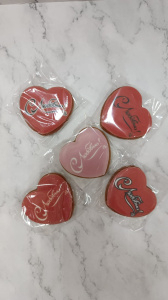 Пряники Валентинки с любовью 6 см в ассортименте