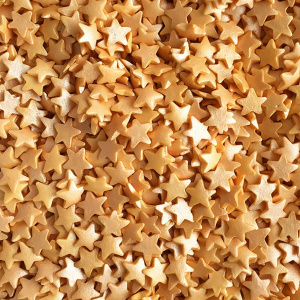 Посыпка "Звездочки перламутровые" золотые 50 гр