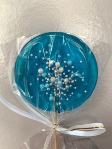 Леденец топпер с декором  7см