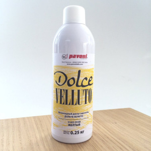 Шоколадный велюр DOLCE VELLUTO Желтый 250гр