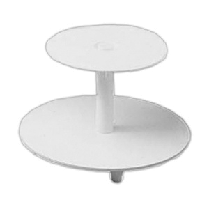 Подставка для торта 2-яруса пластик