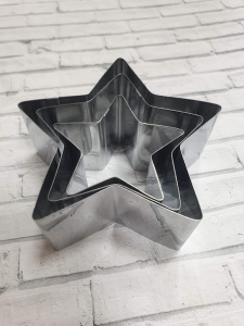 Формы для печенья 3 шт, 3х6/8/10 см