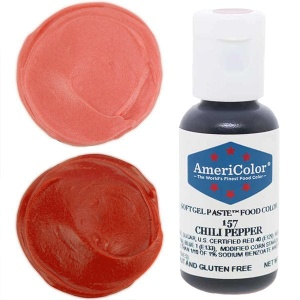 Гелевый краситель AmeriColor "CHILI PEPEPR"21гр