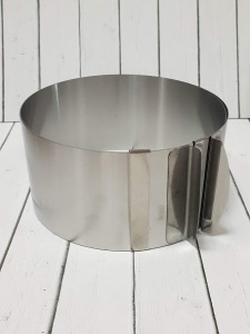 Форма для выпечки раздвижное кольцо 16-30 см 12 см