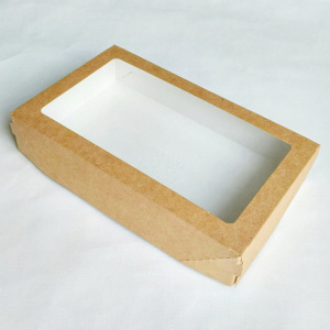 Коробка для пряников крафт  17*7*4см.