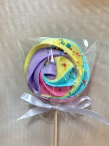 Безе на палочке "цветное"