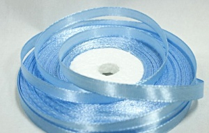 Атласная лента 0,5см "нежно розовая" 24м