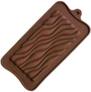 Силиконовая форма для шоколада и мастики "Волны" 