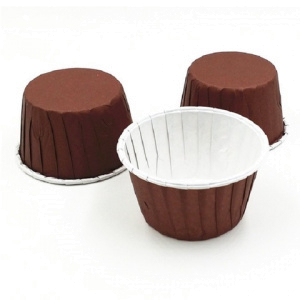 Капсулы бумажные с подворотом  D50 H40,100 шт.