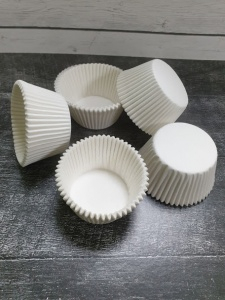 Капсулы  бумажные круглые,Белые 4,5*3см 20шт.