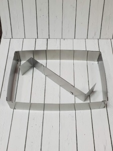 Форма для выпечки, прямоугольная, регулируемая, 28см -53 см В 5см