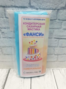 Мастика для торта Фанси - ГОЛУБАЯ 100гр