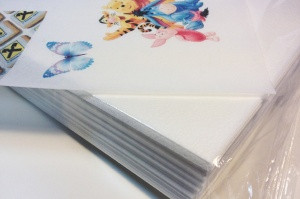 Вафельная пищевая бумага толстая 25 листов (Германия)