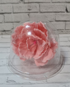 Сахарные цветы пион для сборки 1 шт розовый