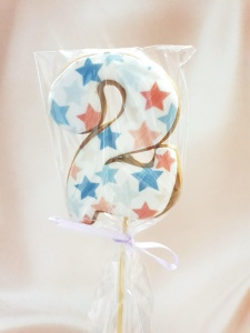 Пряничный топпер  "2" звезды