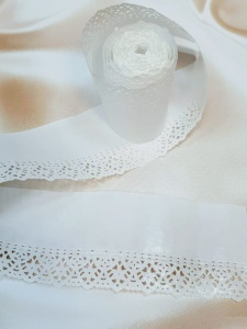 Лента из органзы (золото, серебро) в ассортименте