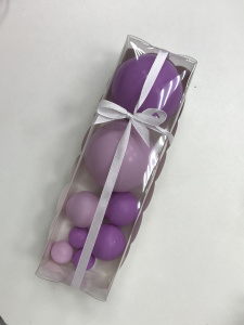 Набор шаров из шоколадной глазури "Сиреневый" микс