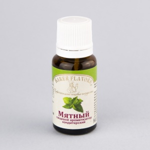 Пищевой ароматизатор Мятный Baker flavors, 10 мл.