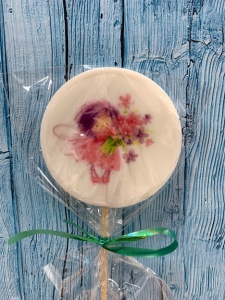 Леденец топпер с печатью "фея"