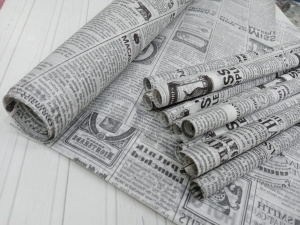 Бумага парафинированная Газета 37*37 см 1 шт