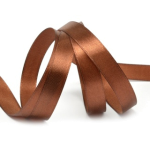 Атласная лента 0,5см "Светло коричневая" 24м