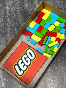 Сахарная фигурка "ЛЕГО" набор