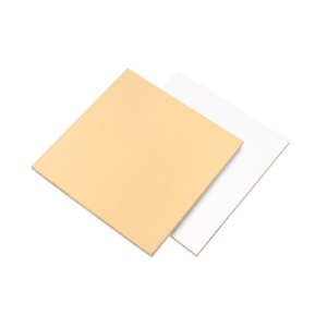 Подложка 26*26см 3,2 мм квадратная (золото, белая)