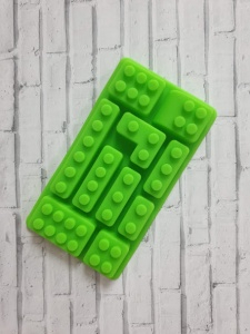 Молд силиконовый 15*8*1,2см "Лего"2