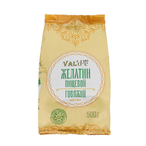 Желатин говяжий VALDE 220 блюм, 50гр