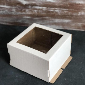 Коробка 30*30*13 с окном