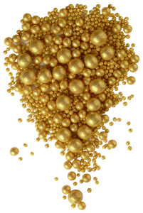 Драже "Блеск" Золото № 704 50 гр