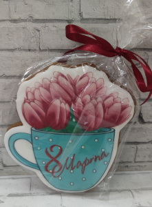 Пряник к 8 марта "Круг"