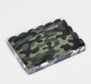 Коробка для печенья, "23 Февраля" 22 х 15 х 3 см