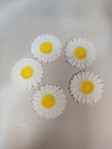 Сахарные цветы 5шт