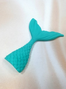 Сахарная фигурка "Хвост русалки" Бирюзовый