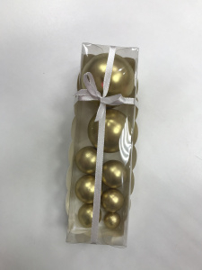 Набор шаров из шоколадной глазури "Золотой"