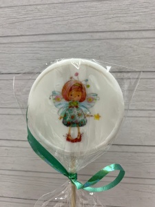 Леденец топпер с печатью "Фея 3"