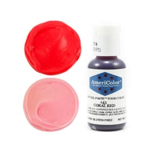 Гелевый краситель AmeriColor "CORAL RED"21гр