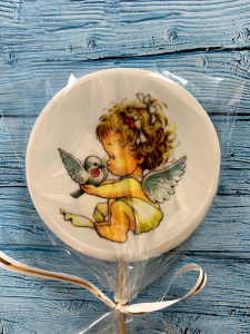 Леденец топпер с печатью "Ангелочек" 