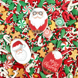 Сахарная посыпка Санта 110 гр