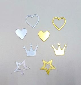 Топпер акриловый мини 4 см в ассортименте 